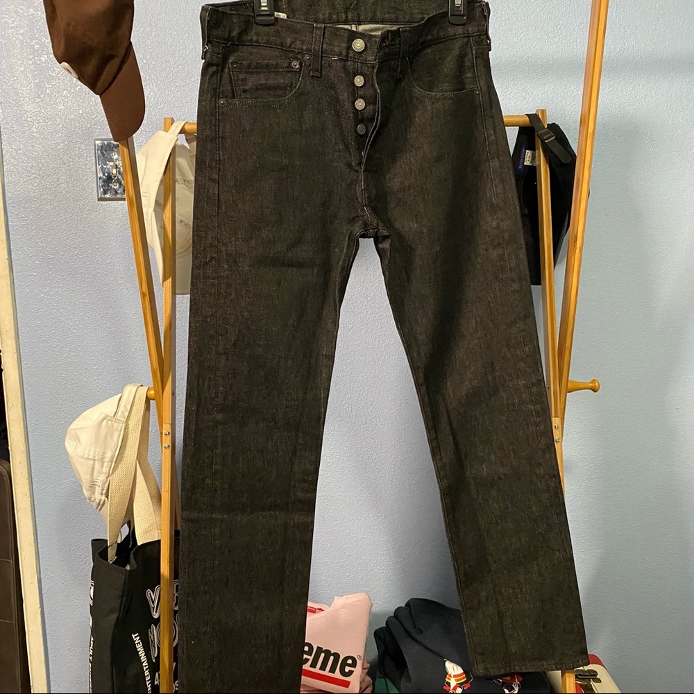 Levi’s 501 Black Indigo-Ish Stretch Jeans